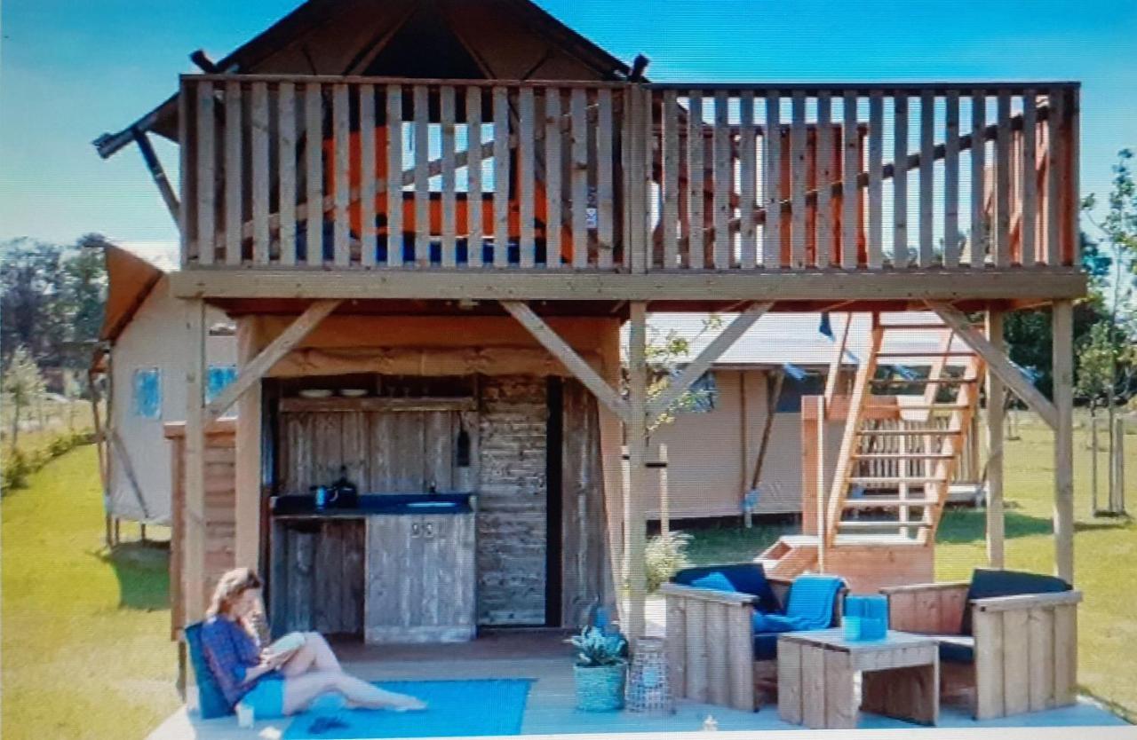 Tente Cabane Du Camping Hautoreille Bannes  Kültér fotó